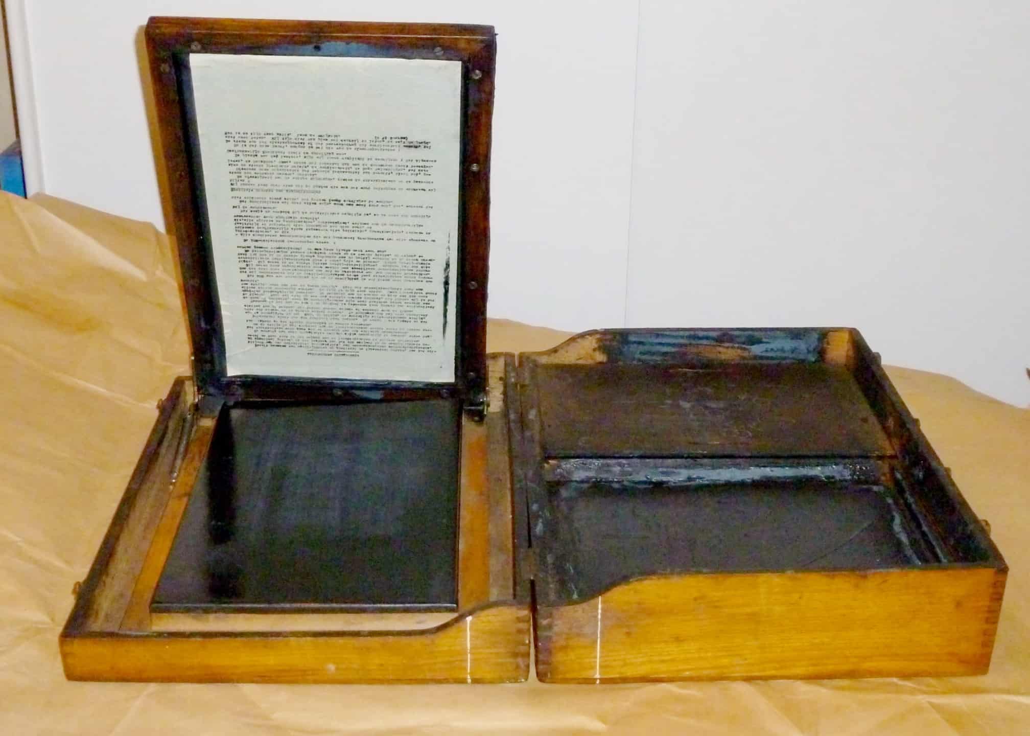 Association of European Printing Museums Edisontype stencil duplicator